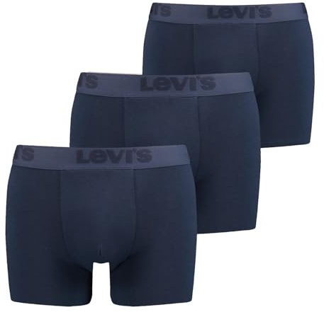 Levi's Levi's Premium boxershorts för män (3-pack) boxershorts, marinblå, XL
