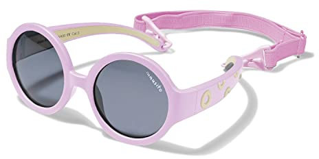 Mausito BABY Sonnenbrille 6-24 Monate Mädchen VERGLEICHSSIEGER Kindersonnenbrille 100% UV-Schutz BIEGSAM Schadstofffreie Sonnenbrille Kinder mit Band Europäisches Design für Kinder gemacht