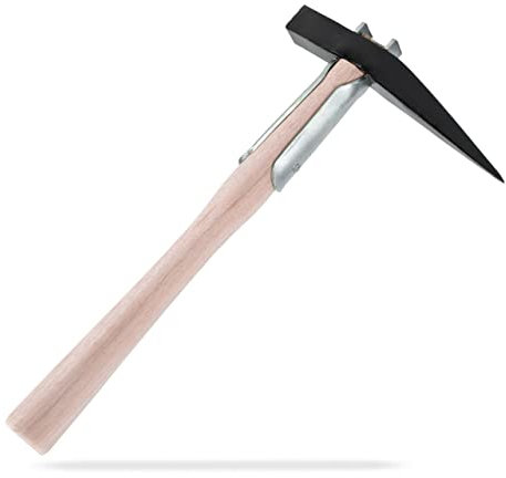 Spitzhammer mit Holzgriff für Dachdecker Dachziegel Hammer Klempner Zimmermann