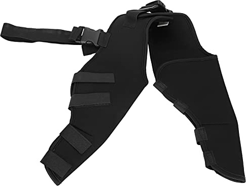 Kniebandage für Hunde Gesundheitsschutzprodukte für Hunde Hinterbeinschützer für Hunde Hinterbeinschutz für Hunde Verstellbare Kniebandage Beinstütze für Hunde Hinterbeine (HJ25 hintere doppelte