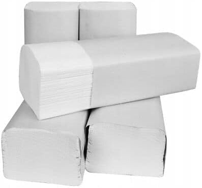 8000 Blatt Papierhandtücher ZEFIR Falthandtücher Papierhandtuchspender Premium, extra weiche Zickzack, V/ZZ-Falz, 2lagig 23 x 21 cm ZZ-Falz weiß, Cellulose!!!