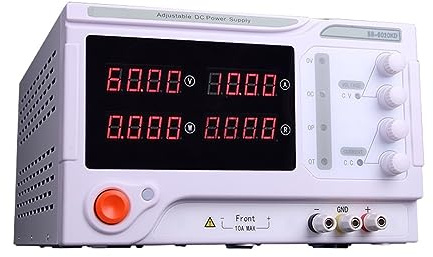 DC power supply Switching Lab Power Supply Unit DC Regulated Adjustable Four Digit Power Voltage Current Regulator Bench Source Multi protection (Color : SS-6010KD)