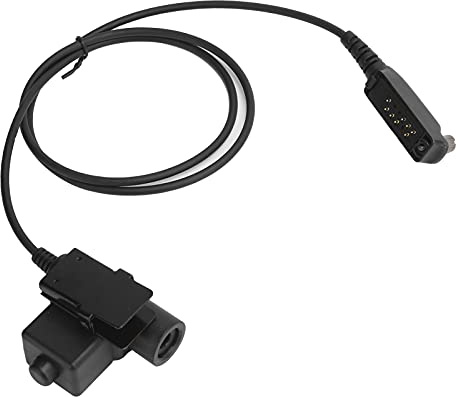 U94 PTT-Headset-Kabel Kompatibel mit Sepura STP8000 / STP8030 / STP8035 / STP8038 / STP8040 / STP8080-Headset, Einfach zu Bedienen, Passend für Militärische Standardstecker