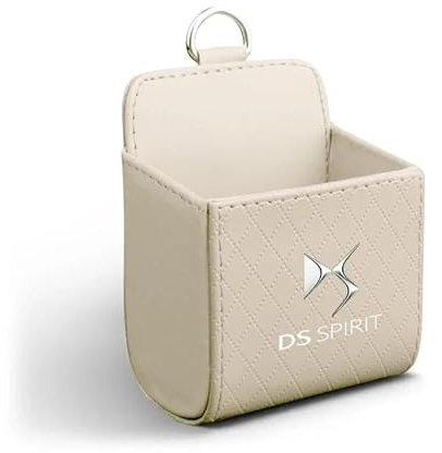 JOEBO 1 st. bil luft utsläpp förvaring box telefon läppstift tändare arrangör för DS DS3 DS4 DS5 DS6 DS7 DS9, beige