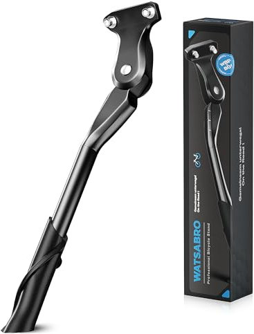 WATSABRO Fahrradständer 24-29 Zoll,Höhenverstellbarer Seitenständer,40mm Lochabstand,M5 Schraube Schraubenöffnung 5mm,Stabil Seitenständer E-Bike,MTB