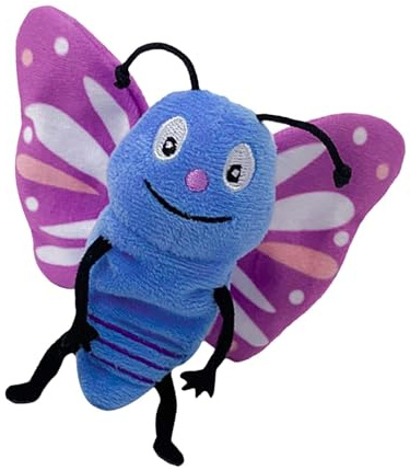 Marionnettes Animales - Marionnettes À Doigt Papillon | Marionnette À Doigt en Peluche Papillon pour Tout-Petits, Jouet Mignon pour Spectacle