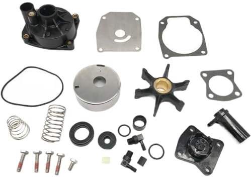 ASJFGTEH 60 65 70 75 PS Außenborder Wasserpumpe Reparatursatz for Umbau 0432956 389142 435673 391049 319277 Bootsmotor