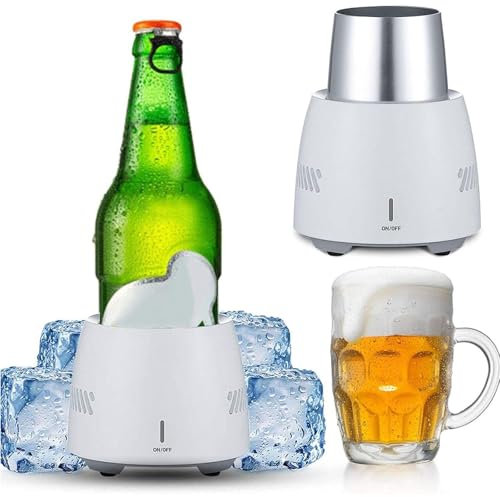 Chiller De Bouteille électronique à Bière Glacée, Mini Refroidisseur De Tasse Rapide De Réfrigération, Réfrigérateur Rapide Frigo Frigo Inférieur à La Maison pour La Maison Et Voyager sur