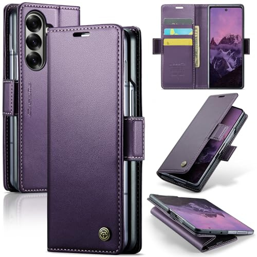 Phernykas Wallet Case for Z Fold 7, Purple