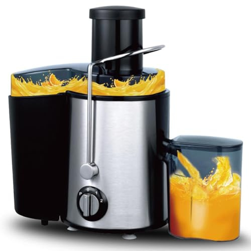 Extracteur de jus de canne à sucre, extracteur de jus à mastication en acier inoxydable, extracteur de jus professionnel lent, grande goulotte d'alimentation de 65 mm, extraction rapide de j