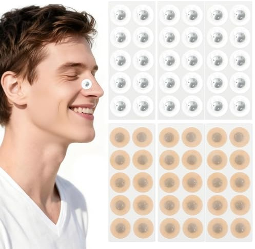 60 Stück Magnetische Nasenpflaster, Anti Snoring Magnetic Nose Strips, Nasenpflaster Magnet, Verbessern Sie die Atmung, verbessern Sie die Schlafqualität, geeignet für Reisen/Urlaub/Geschäftsreise | Nasenpflaster Magnet, Verbessern Sie die Atmung, verbessern Sie die Schlafqualität, geeignet für Reisen/Urlaub/Geschäftsreise