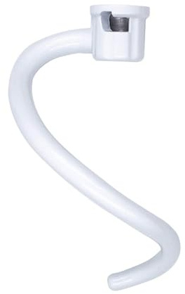 Impastatrice planetaria antiaderente con gancio in alluminio rivestito a spirale, compatibile con Kitchenaid, 5K7DH 5KSM7590 KNS256CDH