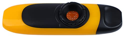 Badafaci Professionelles Kazoo-Set, Tragbares Elektrisches Instrument, Harz-Aluminium-Legierung, Einfach zu Spielen für Anfänger, Perfekt für Musikaufführungen und Outdoor-Aktivitäten (Zitronengelb)