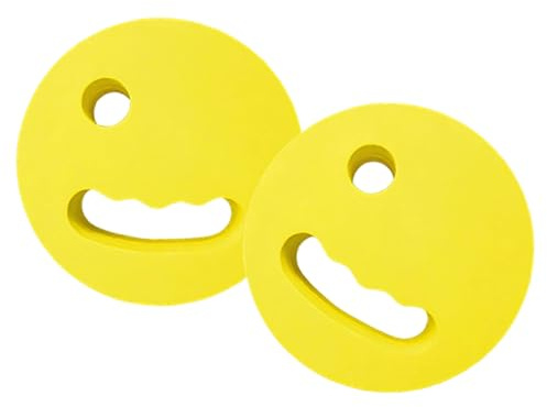 Hangsu Paddles per le mani da nuoto dischi rotondi di resistenza per aerobica in acqua esercizi in piscina per adulti principianti attrezzatura da allenamento in schiuma multicolore dischi per