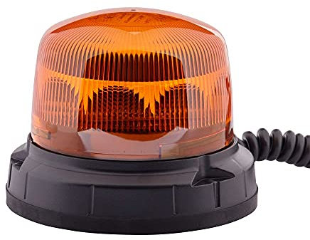 HELLA 2XD 013 979-021 LED-Blitz-Kennleuchte - RotaLED Compact - 12/24V - gelb - Magnetbefestigung - Kabel: 200mm