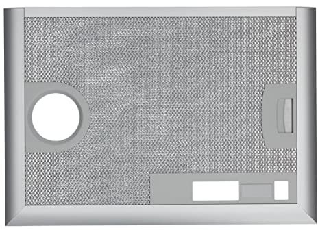 Bosch Siemens Neff Constructa Balay 00365480 Filtre à graisse métallique Filtre à graisse métallique Filtre à graisse Filtre en aluminium Filtre à graisse 380 x 265 mm Hotte aspirante compatible avec