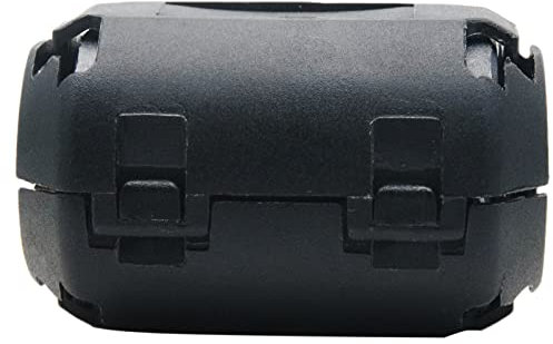 Clip Filtro anti-interferenza in ferrite con cornice di ricambio per cavi di riduzione del rumore, 4 mm, 5 mm, 7 mm, 9 mm, 13 mm di diametro interno, nero