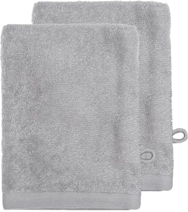 Sensei Maison - Lot de 2 Gants - Eponge Unie - 500gr/m² - Sensei Studio - Gris Perle