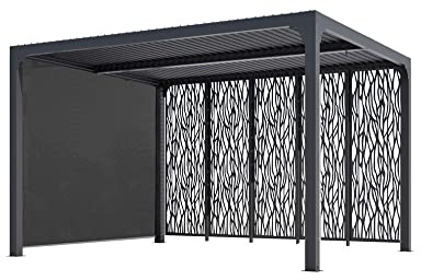 Pergola Bioclimatique 10.80m² Gris Anthracite - PER36M30RBI