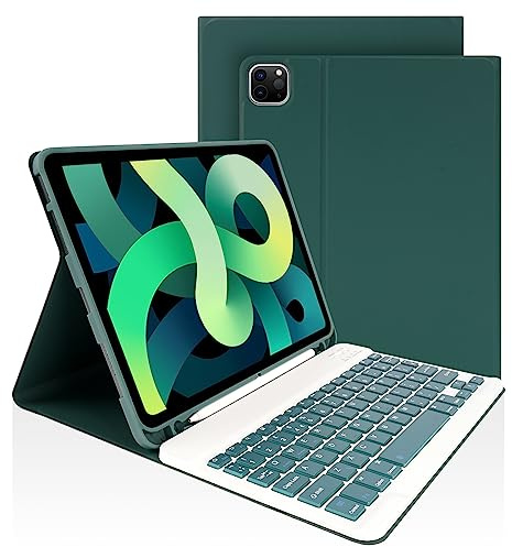 LAMA Keyboard Case for iPad Air 11 M2/M3 & Pro 11 & Air 10.9 4th/5th | Detachable Keyboard Folio Cover for iPad Air 11 M3 2025/M2 2024 & Pro 11 4th/3rd/2nd/1st & Air 10.9 4th/5th, UK Layout
