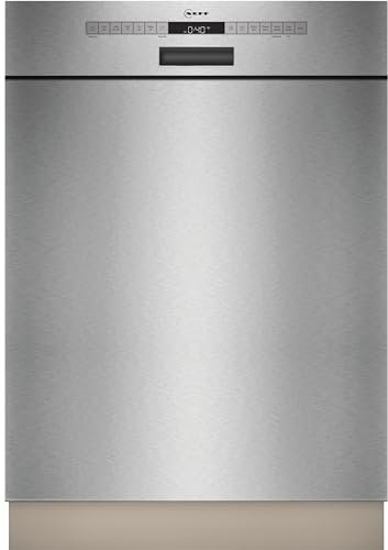NEFF S125HTS01E, N 50, Smarter Unterbau-Geschirrspüler, 60 cm, Spülmaschine mit Besteckkorb, besonders leise, AquaSensor zur Schmutzerkennung, Chef 70 °C für hartnäckige Verschmutzungen, Aqua Stop