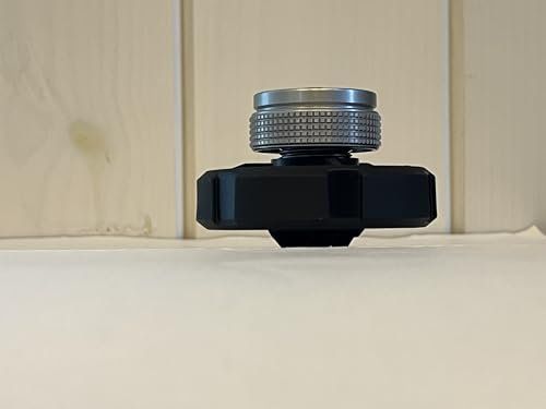 CAMPINGMOON Ventilkartuschen Adapter für Campingaz Easy-Click/CV Gaskartuschen Übergang von Bajonetverschluß auf 7/16 Schraubgewinde Anschluß Z07