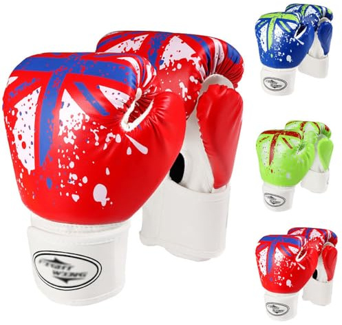 Kids Boxing Gloves - 4 oz,Junior Boxing Gloves,Youth,Boys and Girls Training Sparring Gloves for Punching Bag,Gift for Boys and Girls Age 5 to 12 Years (Blue)