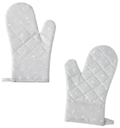 PHENOFICE Heatproof Insulated Gloves Non-slip Oven Mitts Microwave Oven Gloves Pair
