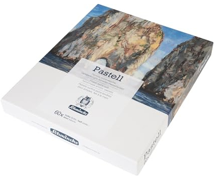 Schmincke – Pastell, Karton-Set mit 60 halben Pastellen, 77 602 097, handgefertigte Pastelle, brillante, samtmatte, höchste lichtechte Farbtöne