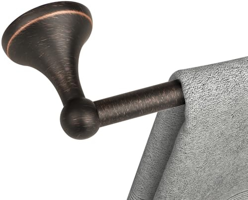Ntipox Antique Bathroom Towel Bar Oil Rubbed Bronze, 24 Inch Towel Racks for Bathroom Wall Mounted,Bathroom Towel Holder Bronze,Home Decor Towel Rod