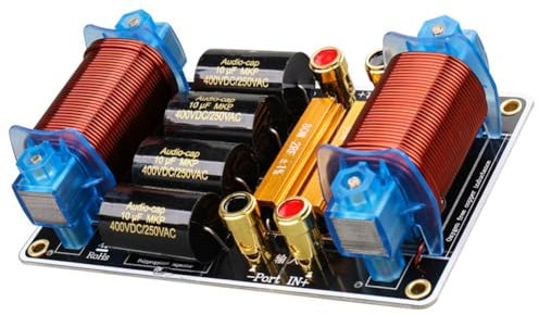 Lbvzxkad Divisore di Frequenza Specifico per Subwoofer Altoparlante per Puri Crossover HiFi 1100 W Ad Alta Potenza per Altoparlanti Audio da 15 18 Pollici