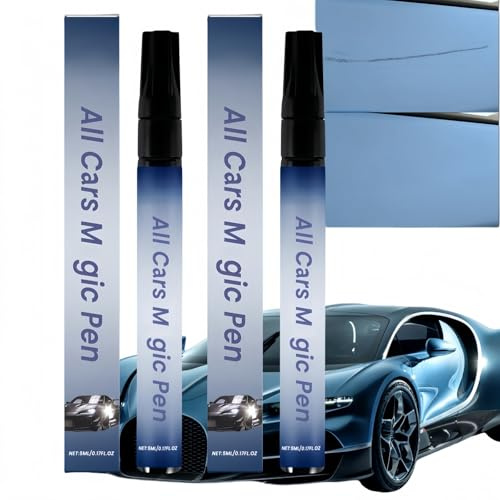 2Pcs All Cars Ma/gic Pen,Car Paint Scratch Repair,Ma/gic Car Scratch Remover Pen,Quick Fix for Scratches and Paint Damage,Easy to Use,Fits All Car Colors,Car Paint Scratch Repair,Auto Paint Scratch