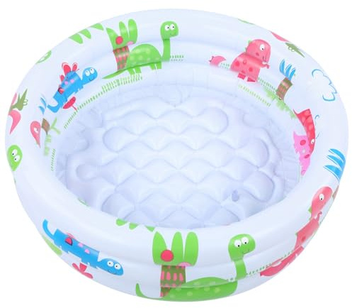 GEERYZHE Summer Beautiful Cartoon Children Dinosaur Mini Pool, Inflatable Clothing-resistant Small Pump Pool, 60 Cm/23.6 Inch Training for Babies Children