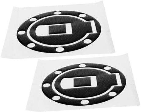 ROMISBABA 2 pezzi Adesivo Protettivo per Serbatoio Moto Decalcomania Resistente all'Acqua per Copertura Carburante Design Fishbone alla Moda per Altri Modelli