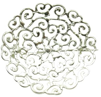 Brosche aus 925 Sterling Silber Empress