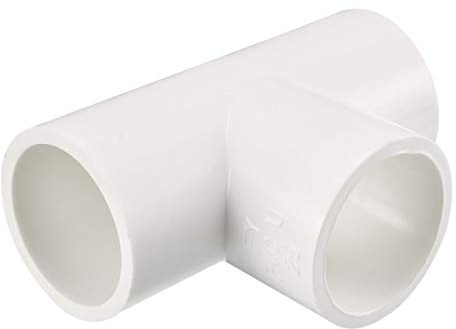 uxcell 25mm Slip Tee PVC Pipe Fitting, T-Shaped Coupling Connector 10Pcs