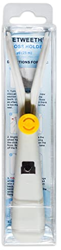 The Floss Advances - Dental Floss Holder, Tension Adjustable Interdental Flosser, Reusable and Refillable Handle with Preloaded Floss 66 ft/ 20 m
