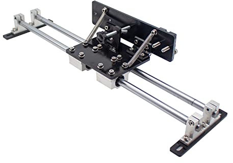 LeTkingok Universal Knife Sharpener Jig, Knife Jig Sharpening Locator Knife Sharpening Clip with Sliding Rail Belt Grinder Accessories