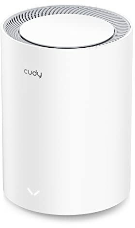 Cudy 2023 New WiFi 6 Mesh WiFi, AX1800 Whole Home Mesh WiFi System - Covers up to 5000 Sq. Ft, 5G Gigabit WiFi 6 VPN Router and Extender, Parental Control, Open VPN, 1-Pack