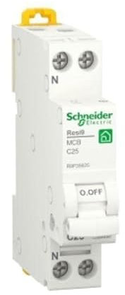 Interruttore magnetotermico Schneider Electric 1P+N 25A 230V- R9P35625