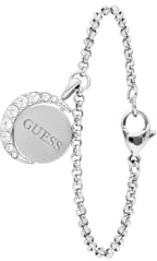 Guess - Damen Edelstahlarmband MOON PHASES - Armband - Stahl - Silberfarbig - 18.5 cm - Nickelfrei