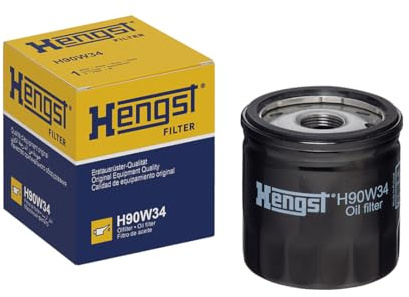 HENGST - Ölfilter H90W34 - Öl-Anschraubfilter für KFZ | Hochwertiger Motorölfilter für KFZ mit Otto- oder Dieselmotor - Robuster Ölfilter mit hoher Schmutzaufnahmefähigkeit