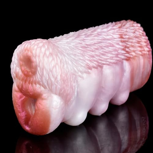 Seckoe Realistische Masturbator Alien Tier Drache Vagina Masturbator Cup Monster Realistisch Groß 3D Silikon Vagina Klitoris Anal Sex Spielzeug für die Männer Masturbieren (E)