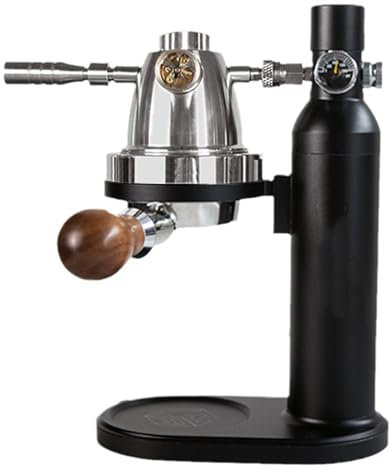 KHZKHC Pneumatische 10-bar-Kaffeemaschine, Espressomaschine Mit Variablem Druck, Bar-Latte-Cappuccino-Maschine, Höhenverstellbarer Ständer, 58,5-mm-Pulverschale, Für Cappuccino, Latte, Macchiato