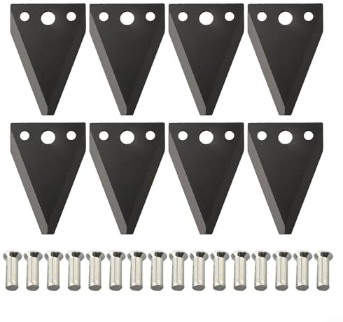 PETSTIBLE Sickle Mower Bar Kit Metal For GW-P406732 GW-P406657 GW-P406658 With Rivets, Black