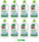 8 x Chanteclair Lavatrice Bianco Muschio Detersivo Liquido - Detersivo Liquido per lavatrice - Formula detergente con sgrassatore 28 lavaggi 1260 ml + portachiavi Beni Culinari