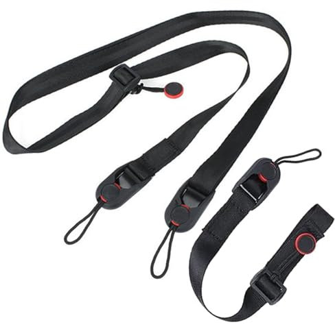 SSKHE 2PCS Adjustable Camera Cuff Wrist Hand Strap and Adjustable elastic belt.Leash Camera Strap,Camera Cuff Wrist Hand Strap Belt,Bracelet Sling Shoulder Strap,Compatible with Video Camcorder