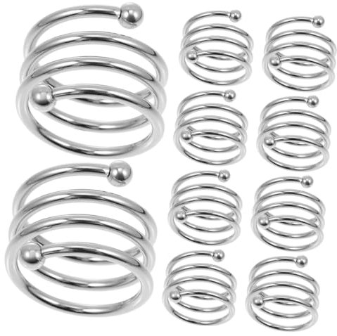 Amosfun 10stücke Teiliges Serviettenringe Für Hochzeiten Partys Und Feiern Dekorative Frühlings-Napkin Holder Für Festliche Anlässe Langlebig Und Elegant