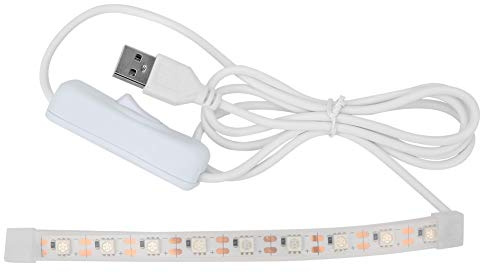 Glomora Outil de réparation de lumière de fuite à LED, éclairage rouge, détection d'instrument USB pour saxophone, clarinette, flûte et autres instruments à vent, accessoires joués