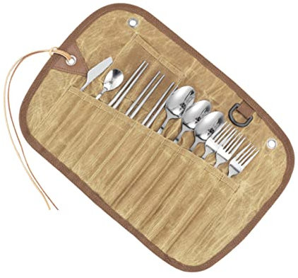 Anneome Camping-utensilien-set Aus Edelstahl Multifunktionales Utensilien-set Tragbare Camping-utensilien Für Reisen Und Outdoor-aktivitäten